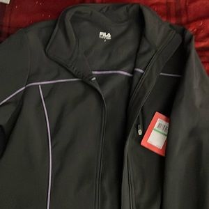 Cute black and purple Fila jacket